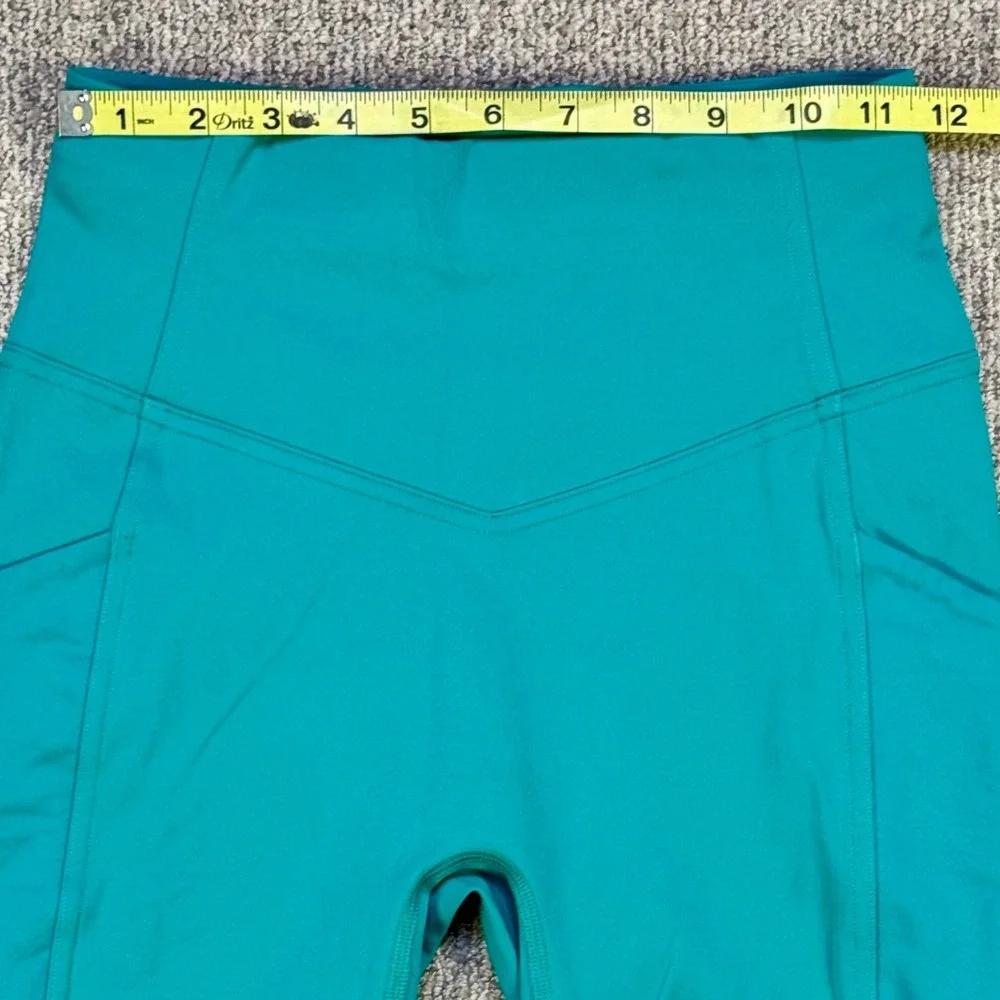Lululemon Wunder Train High Rise Tight Pockets Size 4 Teal 23.5 Inseam - Picture 10 of 11